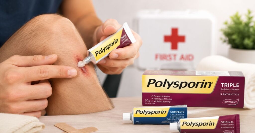 Polysporin Antibiotic Ointment Products for Minor Wound Care