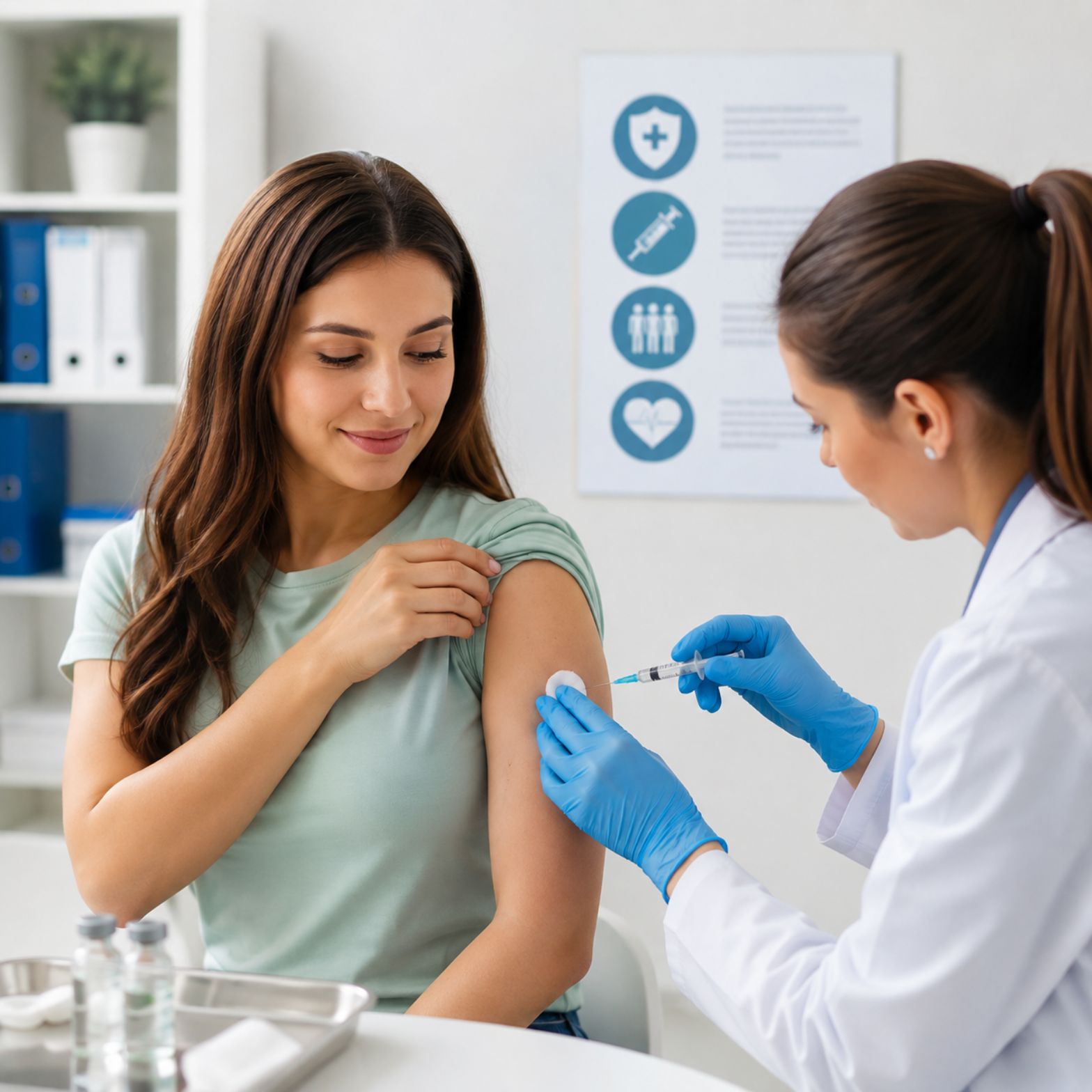 Calm Vaccination in a Modern Clinic